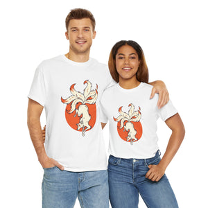 Kitsune Tee Shirt - Unisex Heavy Cotton