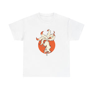 Kitsune Tee Shirt - Unisex Heavy Cotton